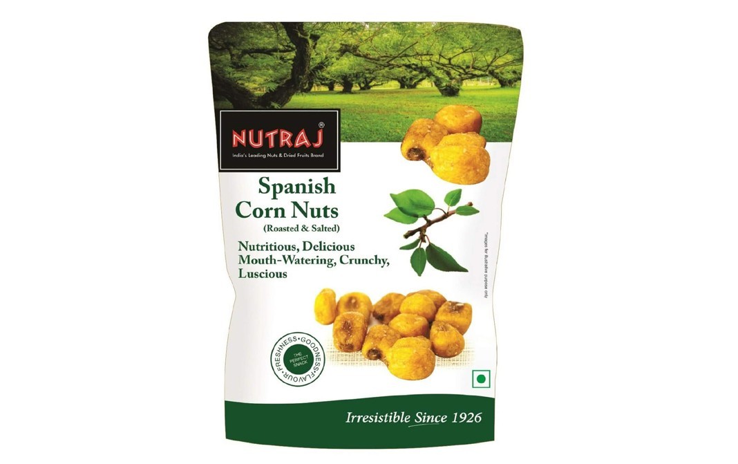Nutraj Spanish Corn Nuts (Roasted & Salted)   Pack  150 grams